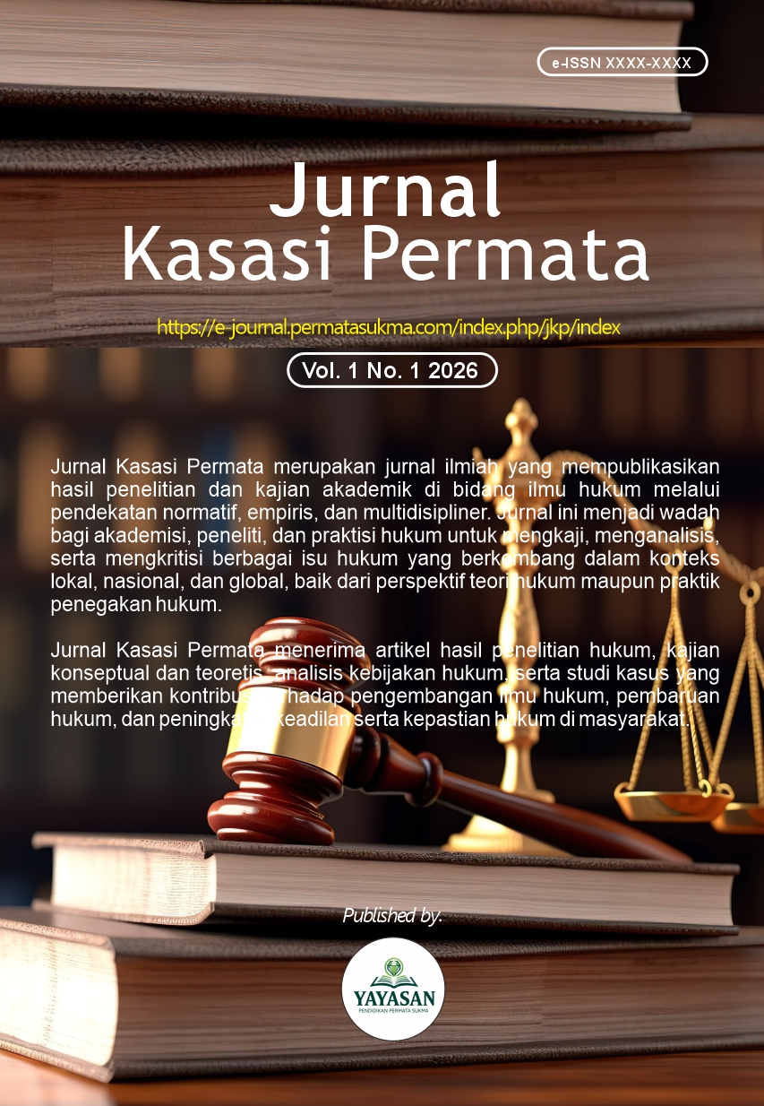 					View Vol. 1 No. 1 (2026): Jurnal Kasisi Permata
				